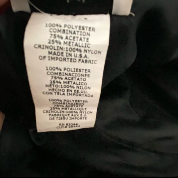 Vintage Y2K Women’s 12 Black‎ Formal Dress Dark Fairy Grunge Whimsigoth Wedding - Picture 5 of 12